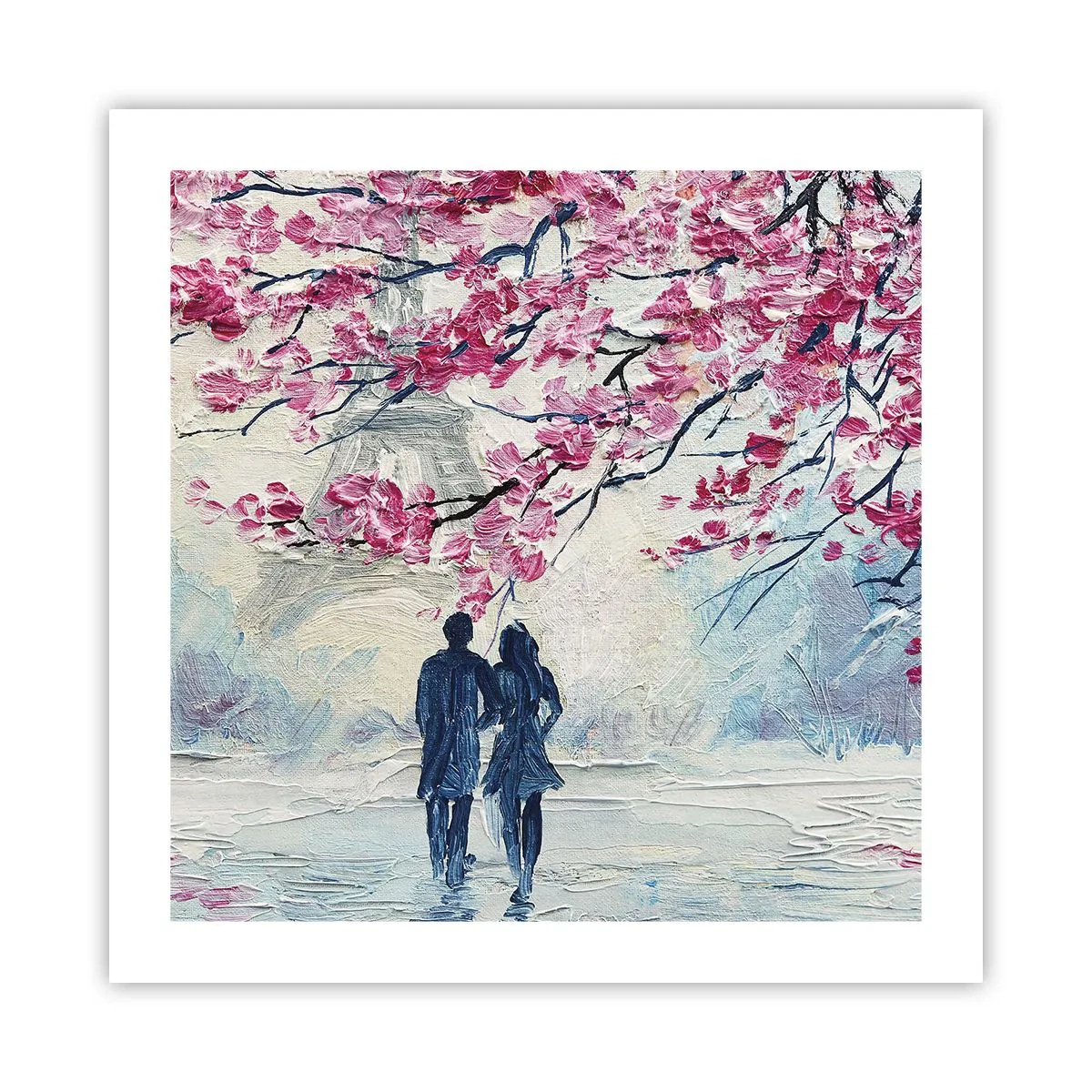 Poster - Plimbare romantică - 50x50 cm