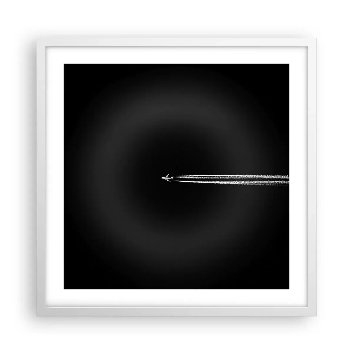 Poster în ramă albă - Într-o altă dimensiune - 50x50 cm