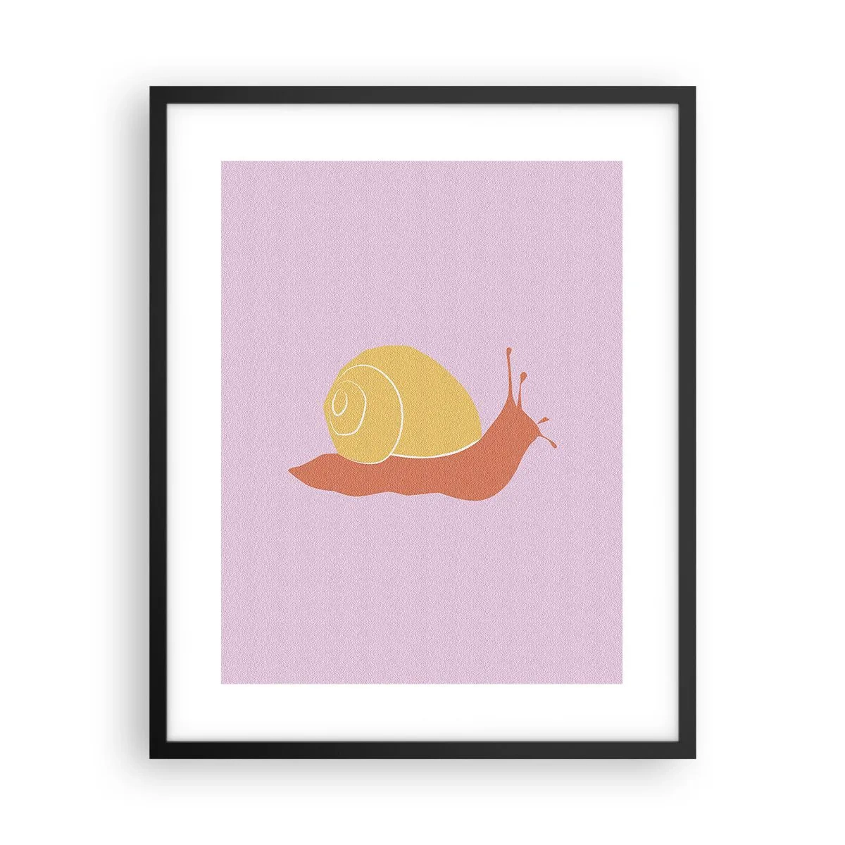 Poster în ramă neagră - Nu e nicio grabă - 40x50 cm