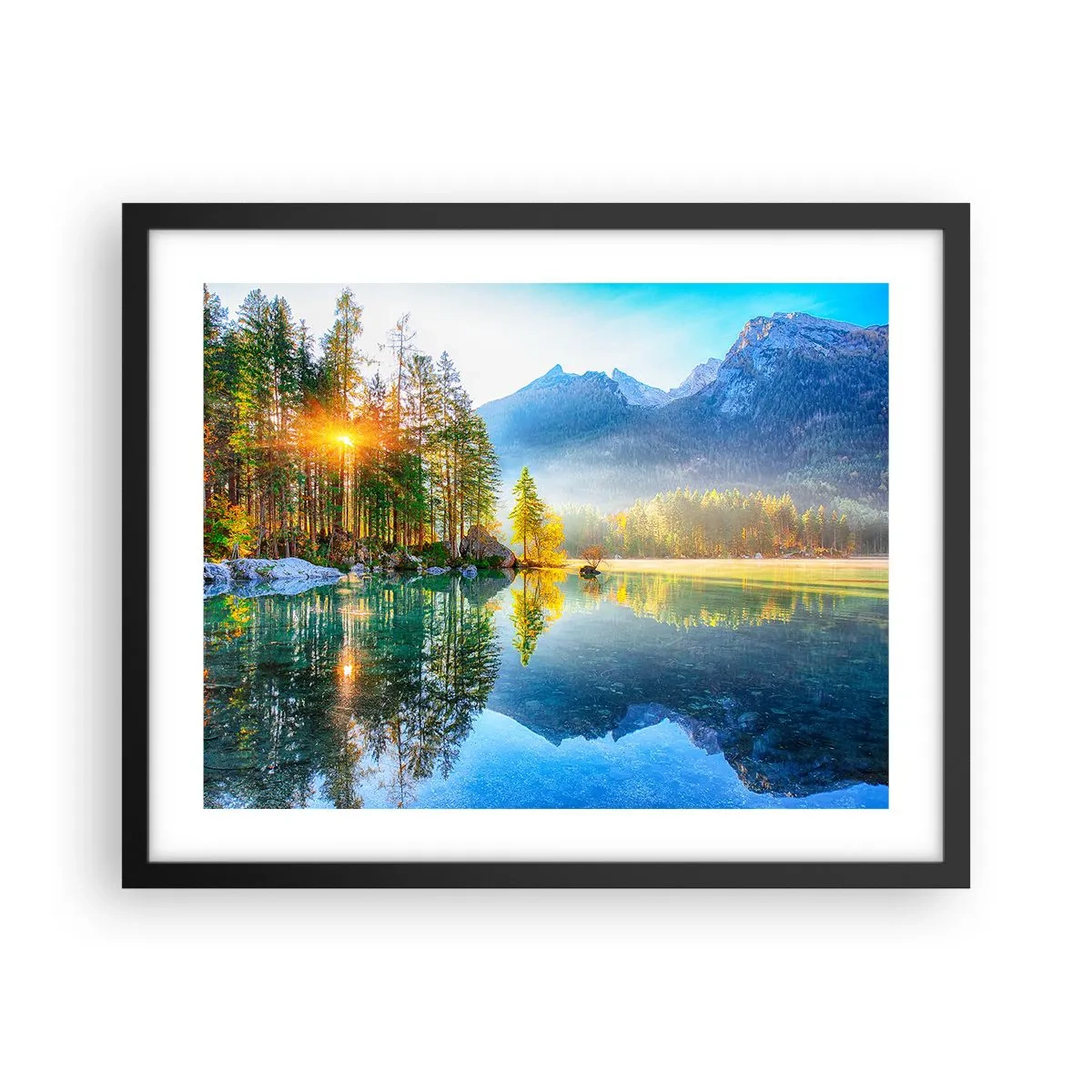 Poster în ramă neagră - Maiestate și dulceață - 50x40 cm