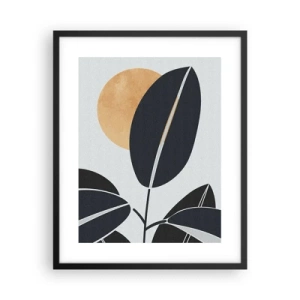 Poster în ramă neagră - Ziua unei veri fierbinți - 40x50 cm