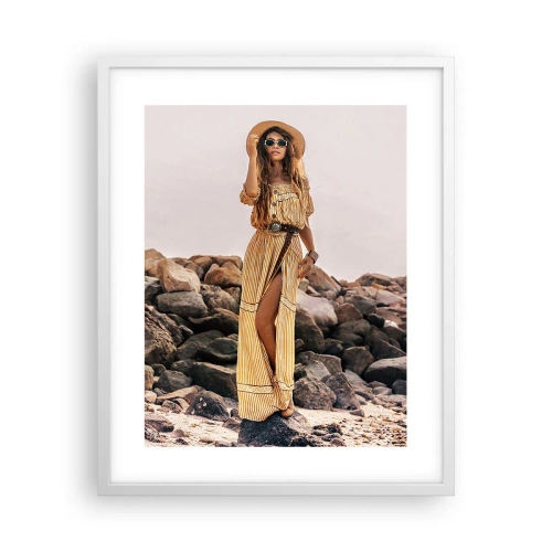 Poster în ramă albă - Magia pietrelor - 40x50 cm