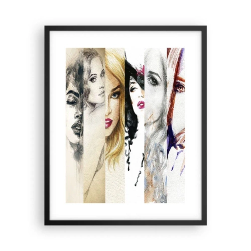 Poster în ramă neagră - Și întotdeauna ești TU - 40x50 cm