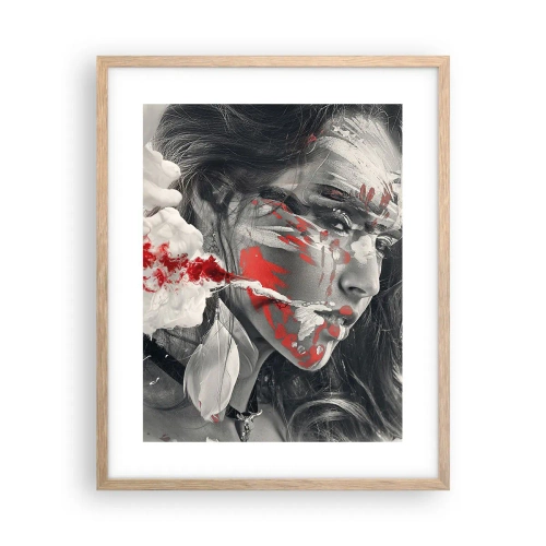 Poster în ramă de stejar deschis - În aburul absurdului - 40x50 cm