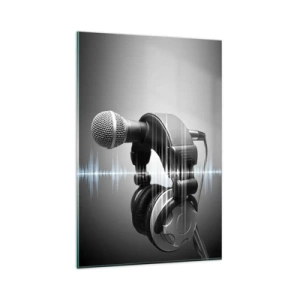 Tablou pe sticlă - Încă se mai poate auzi cântecul - 80x120 cm