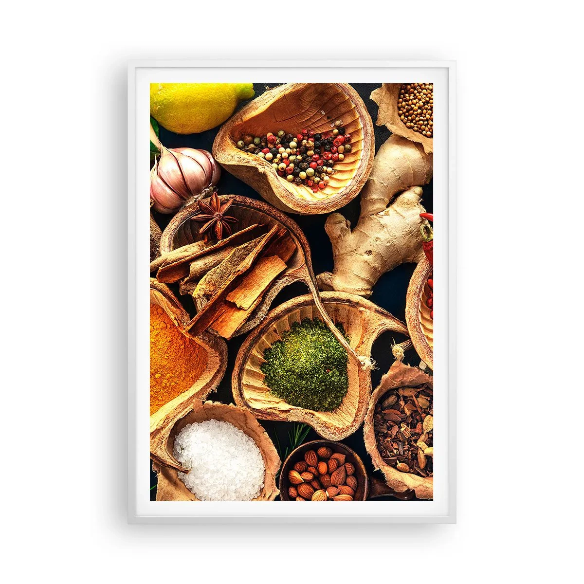 Poster în ramă albă - Ia ce vrei - 70x100 cm