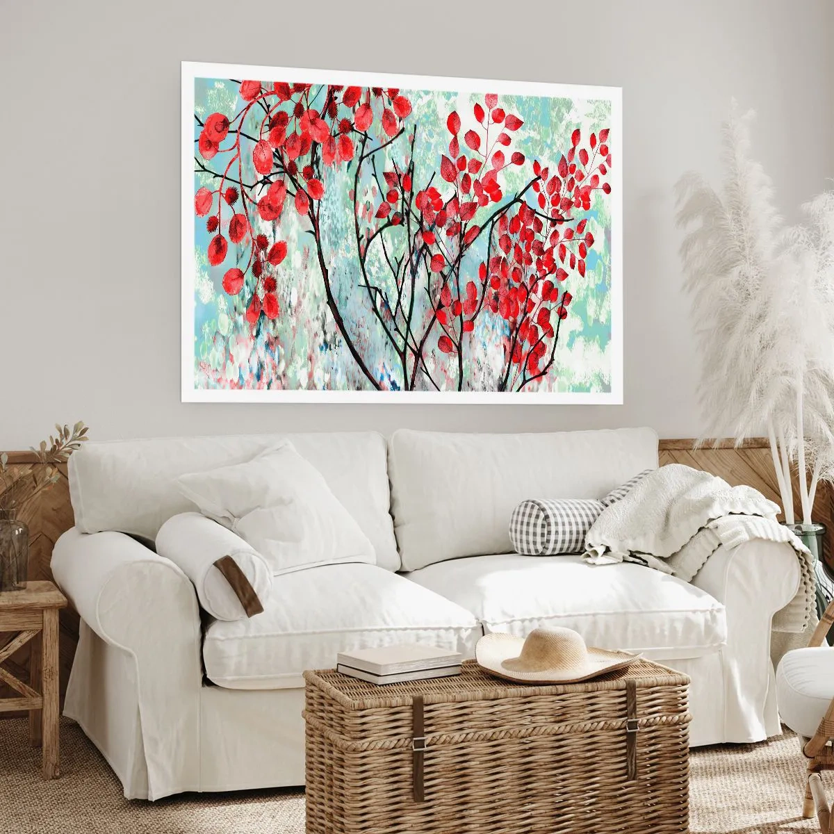 Poster - Arbore în stacojiu - 50x40 cm