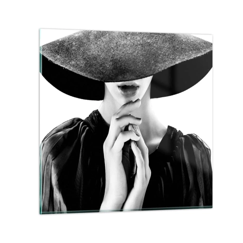 Tablou pe sticlă - Frumusețea ascunsă - 30x30 cm