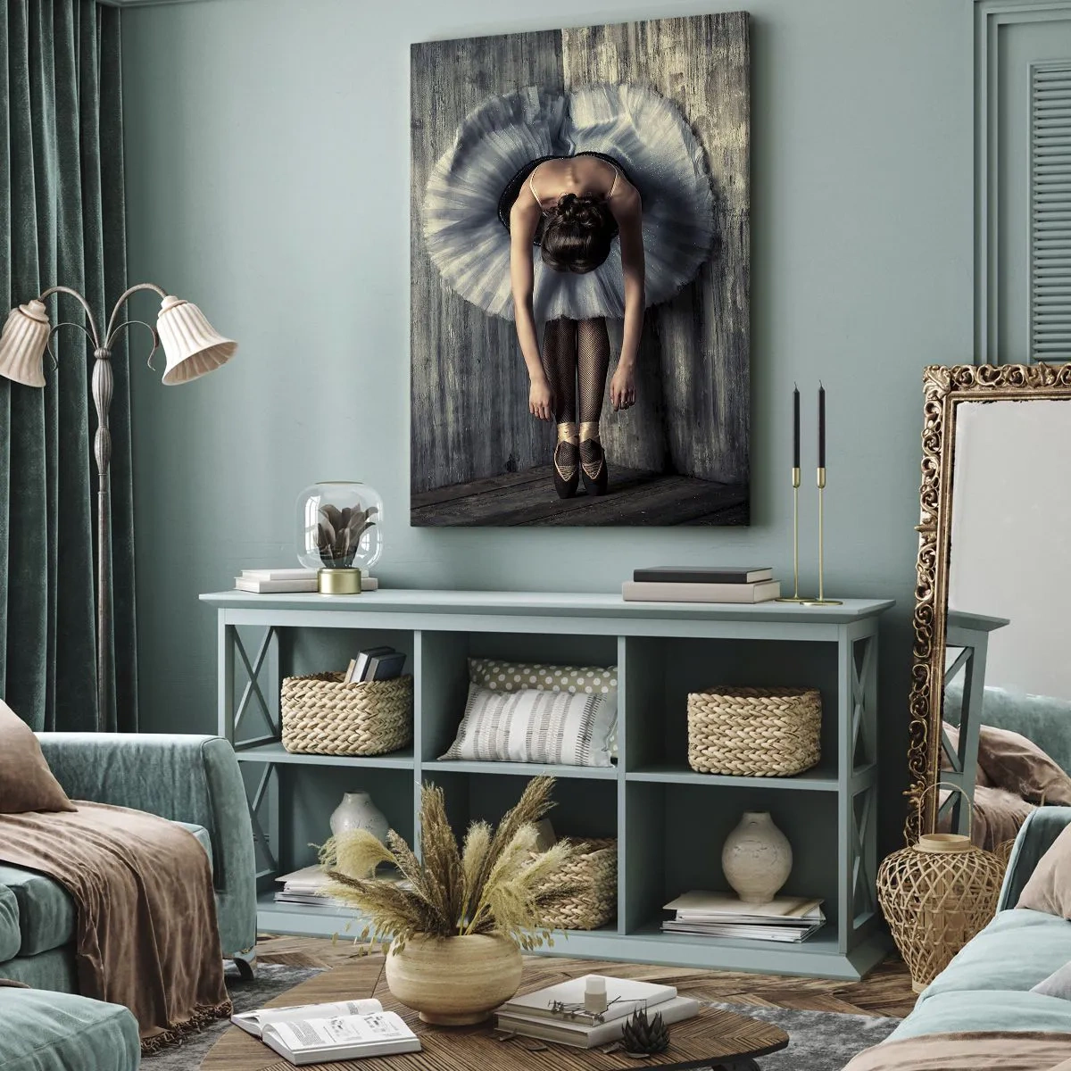 Tablou pe pânză Canvas - Când muzica se oprește - 80x120 cm