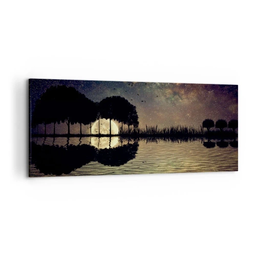 Tablou pe pânză - O noapte la capătul lumii - 120x50 cm