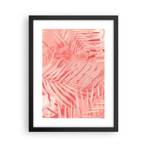 Poster în ramă neagră - Conceptul roz - 30x40 cm