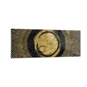 Tablou pe sticlă - Compoziție glamour - 140x50 cm