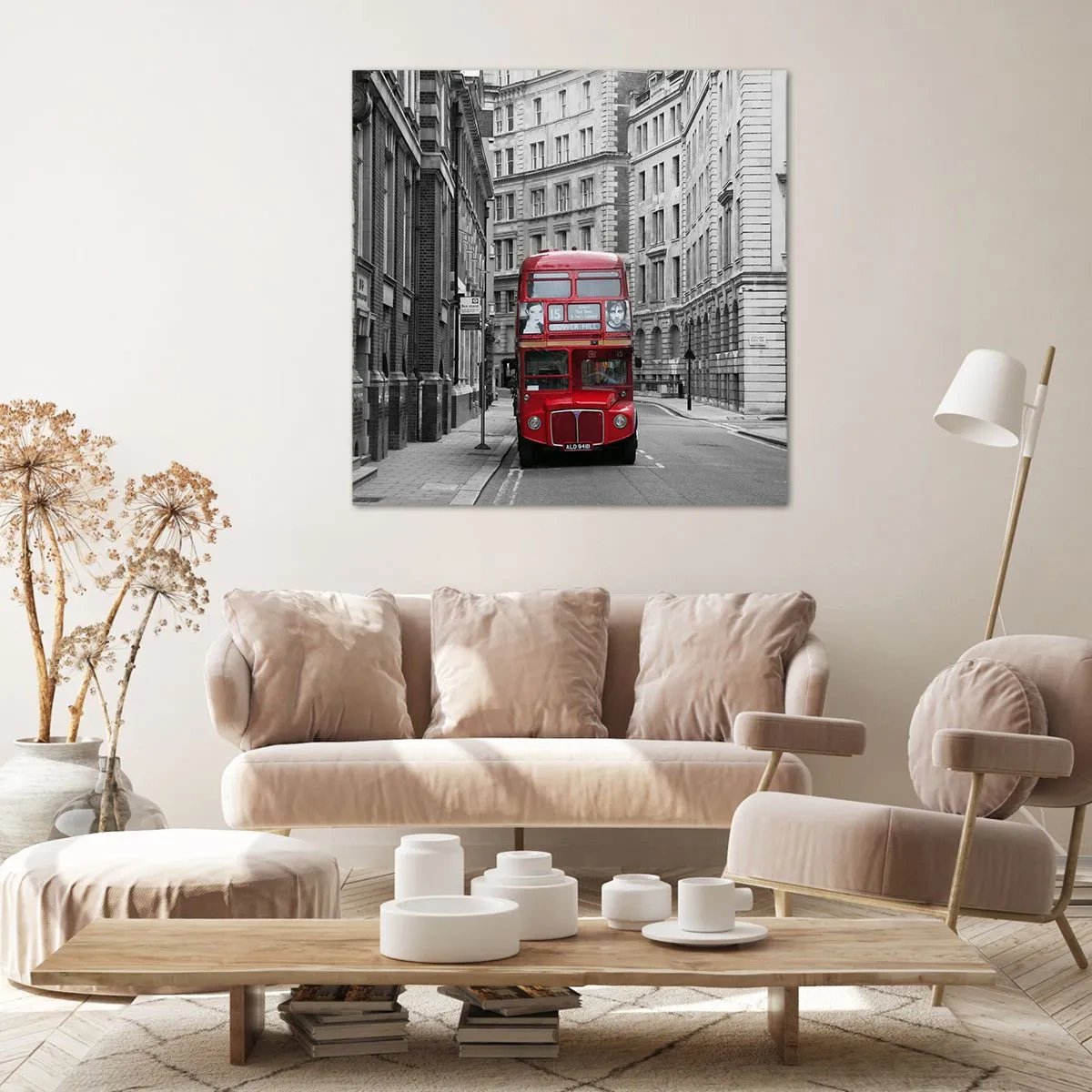 Tablou pe pânză - Viața de zi cu zi nu trebuie să fie gri - 40x40 cm