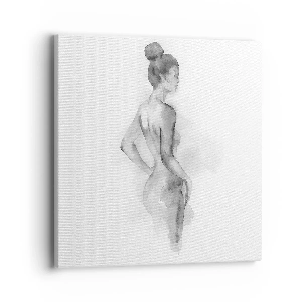 Tablou pe pânză - Frumoasă ca o pictură - 40x40 cm