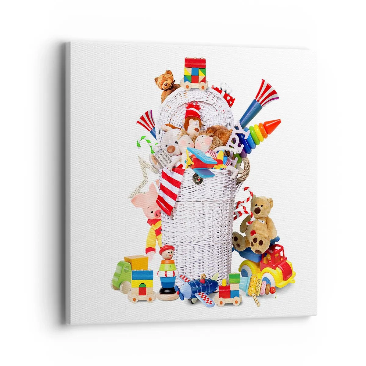 Tablou pe pânză - Comorile micuțului - 40x40 cm