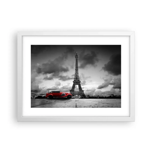 Poster în ramă albă - Nu cu mult timp în urmă, la Paris - 40x30 cm
