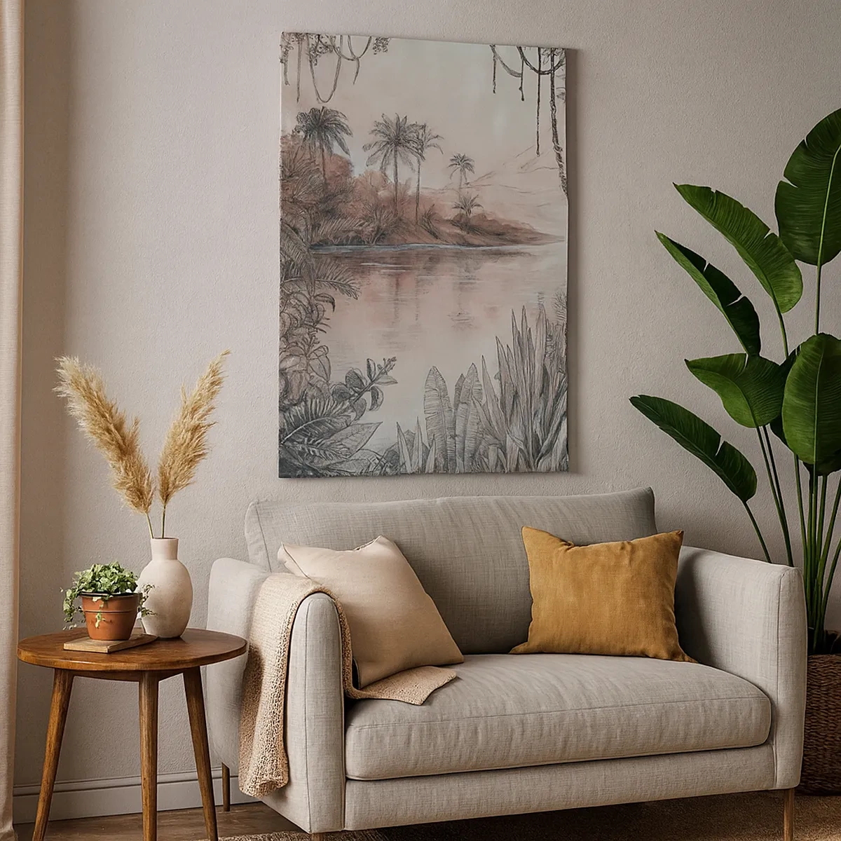 Tablou pe pânză - Jurnalul unui explorator din secolul al XIX-lea - 50x70 cm