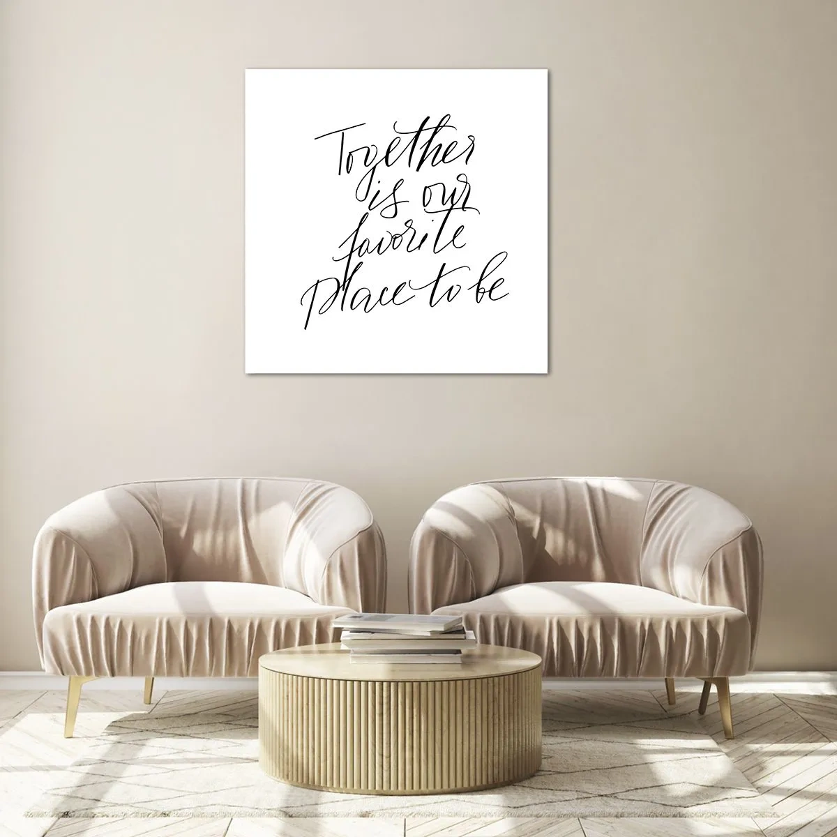 Tablou pe sticlă - O simți și tu? - 50x50 cm