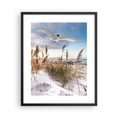 Poster în ramă neagră - Vânt dinspre mare - 40x50 cm