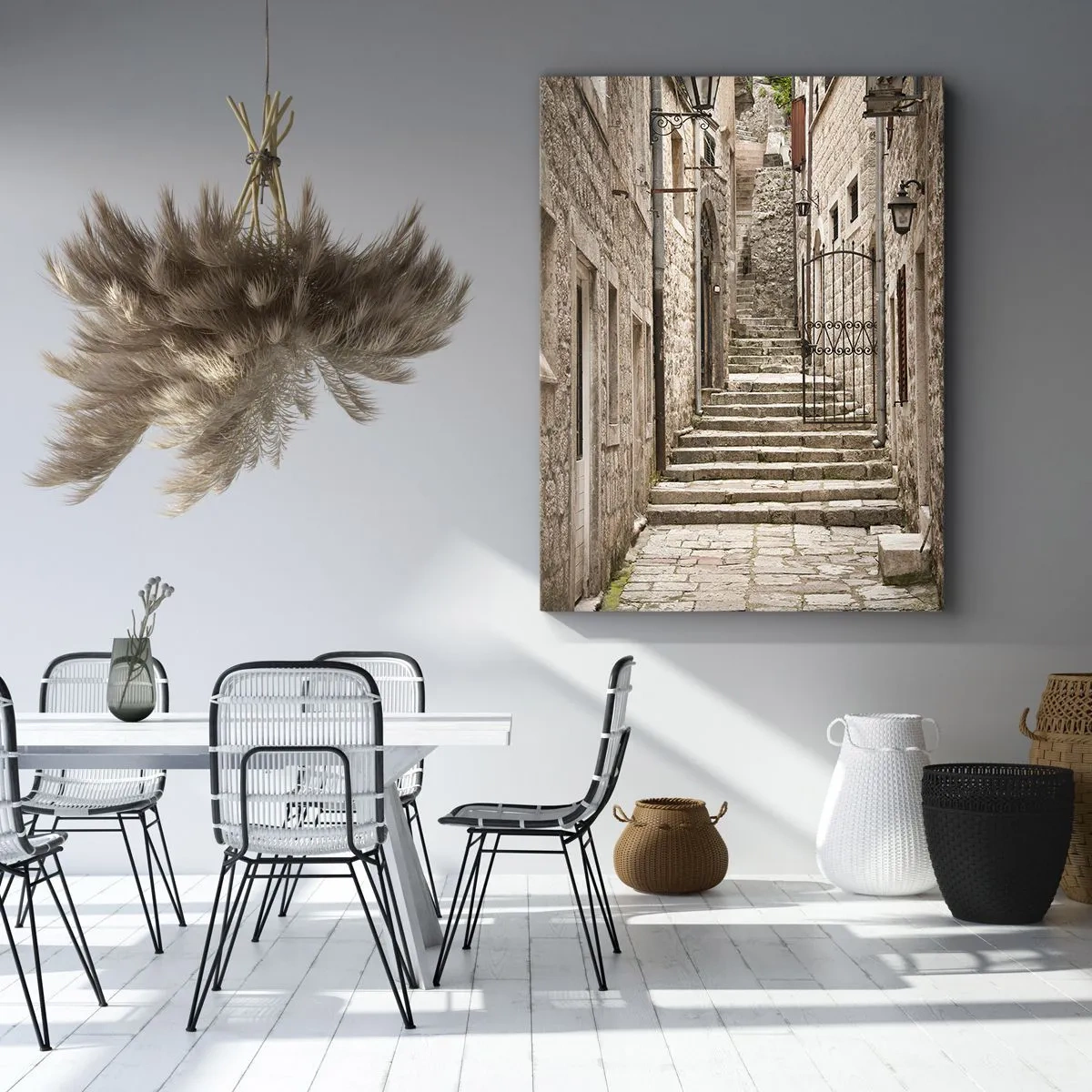 Tablou pe pânză Canvas - Stradă veche magică - 50x70 cm