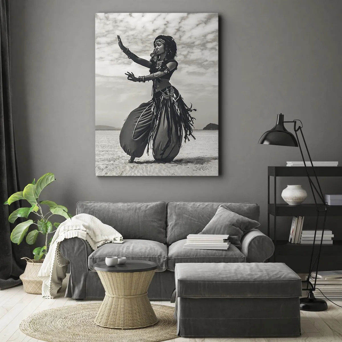 Tablou pe pânză - Dansul insulelor sudice - 65x120 cm