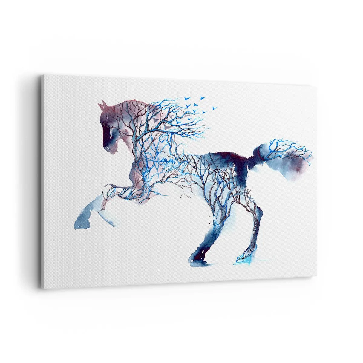 Tablou pe pânză - Și ca și cum pădurea s-ar fi mișcat - 100x70 cm
