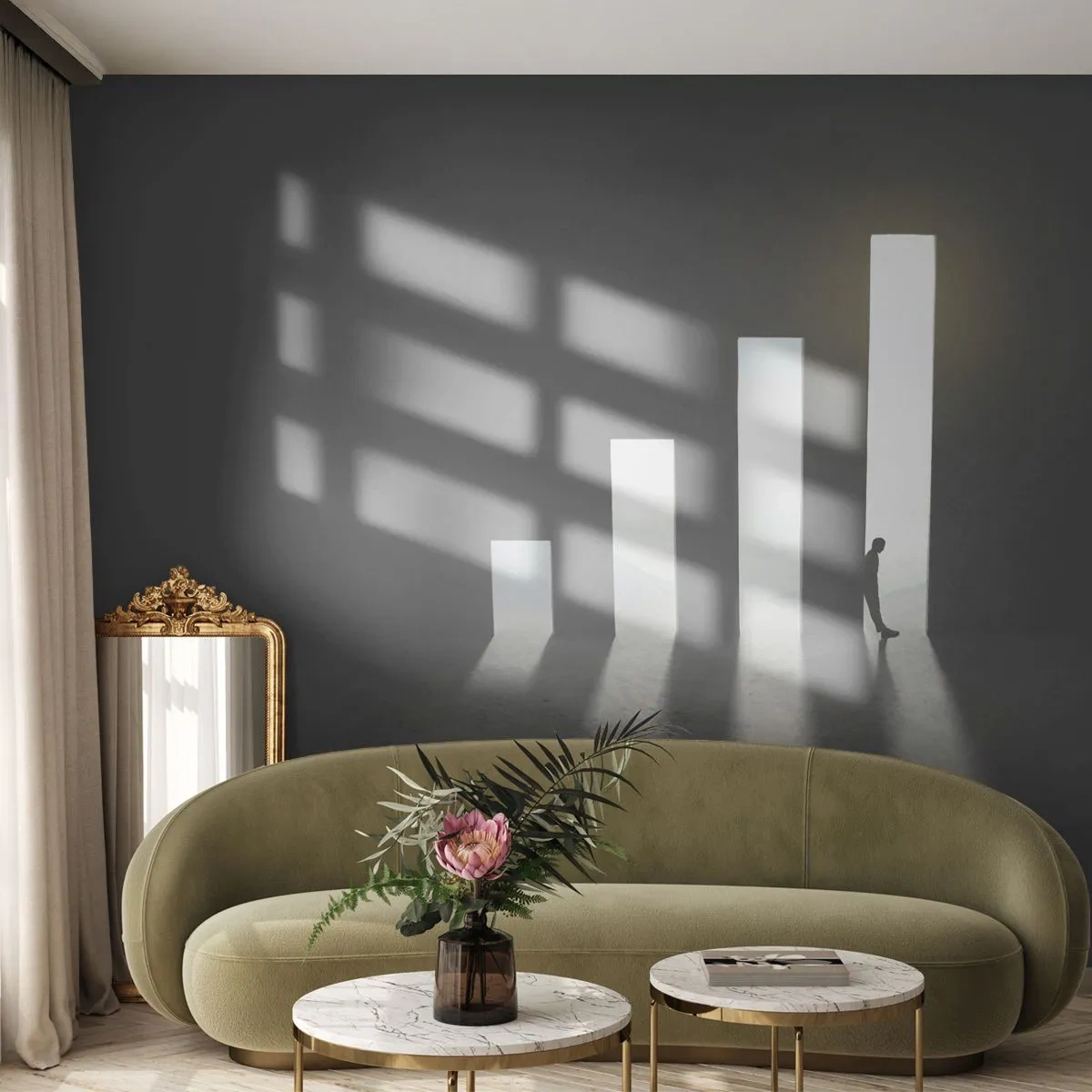 Tapet Premium Canvas - Succesul - o impresie - Afaceri, Arhitectură, Om - 450x315 cm