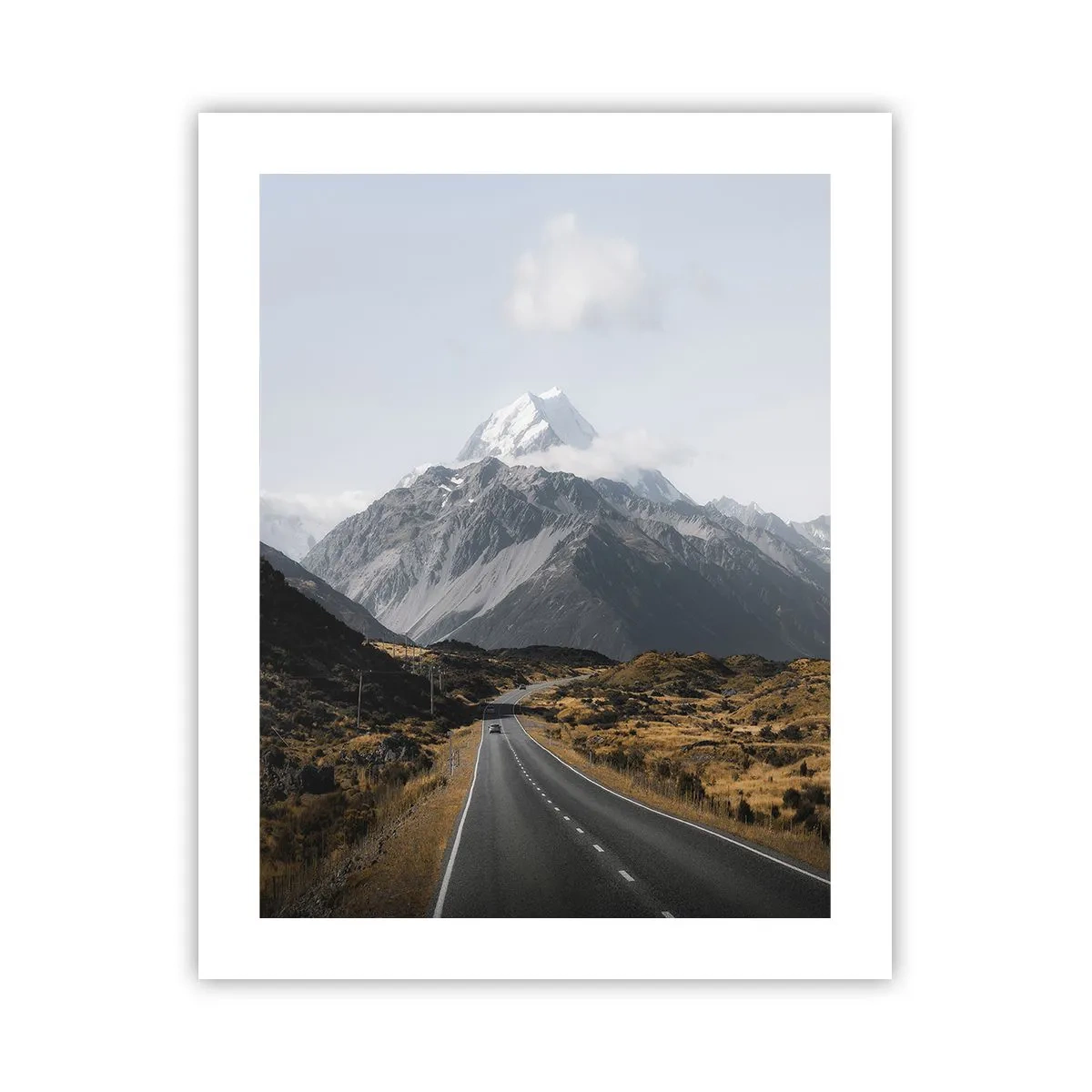 Poster - Drumul spre inima munților - 40x50 cm