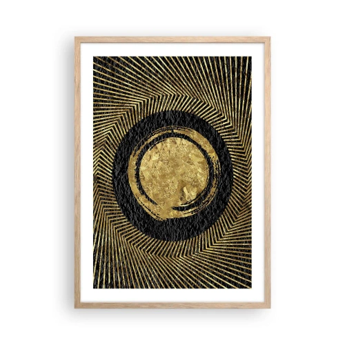 Poster în ramă de stejar deschis - Compoziție glamour - 50x70 cm