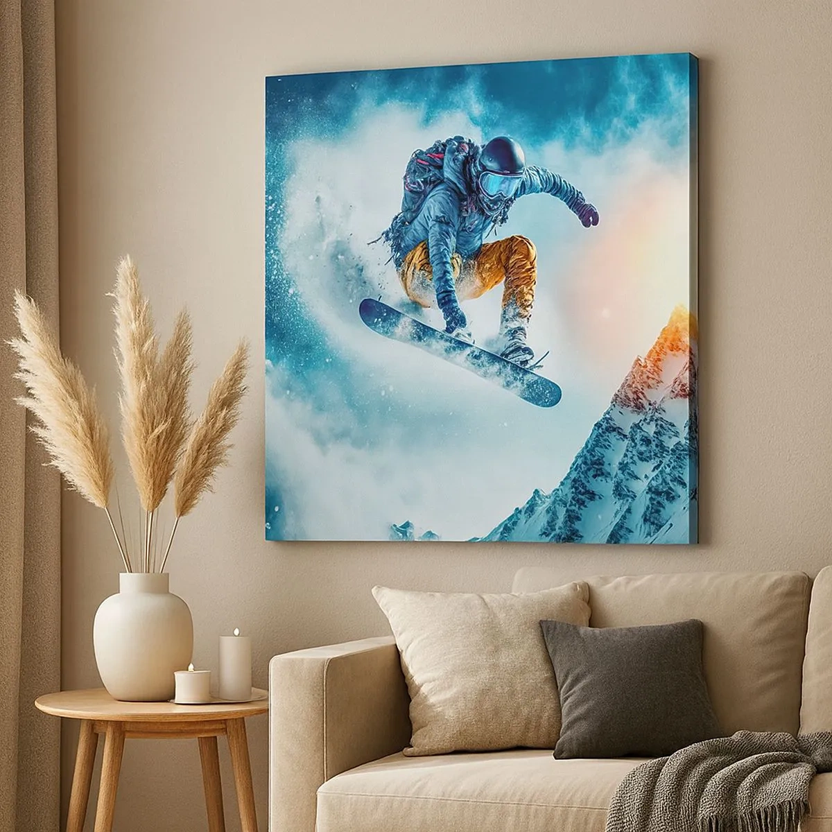 Tablou pe pânză - Emoții extreme - 30x30 cm