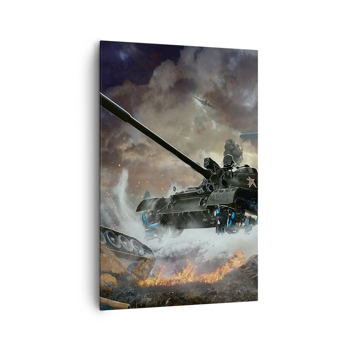 Tablou pe pânză - Bătălia este teribilă și frumoasă - 80x120 cm