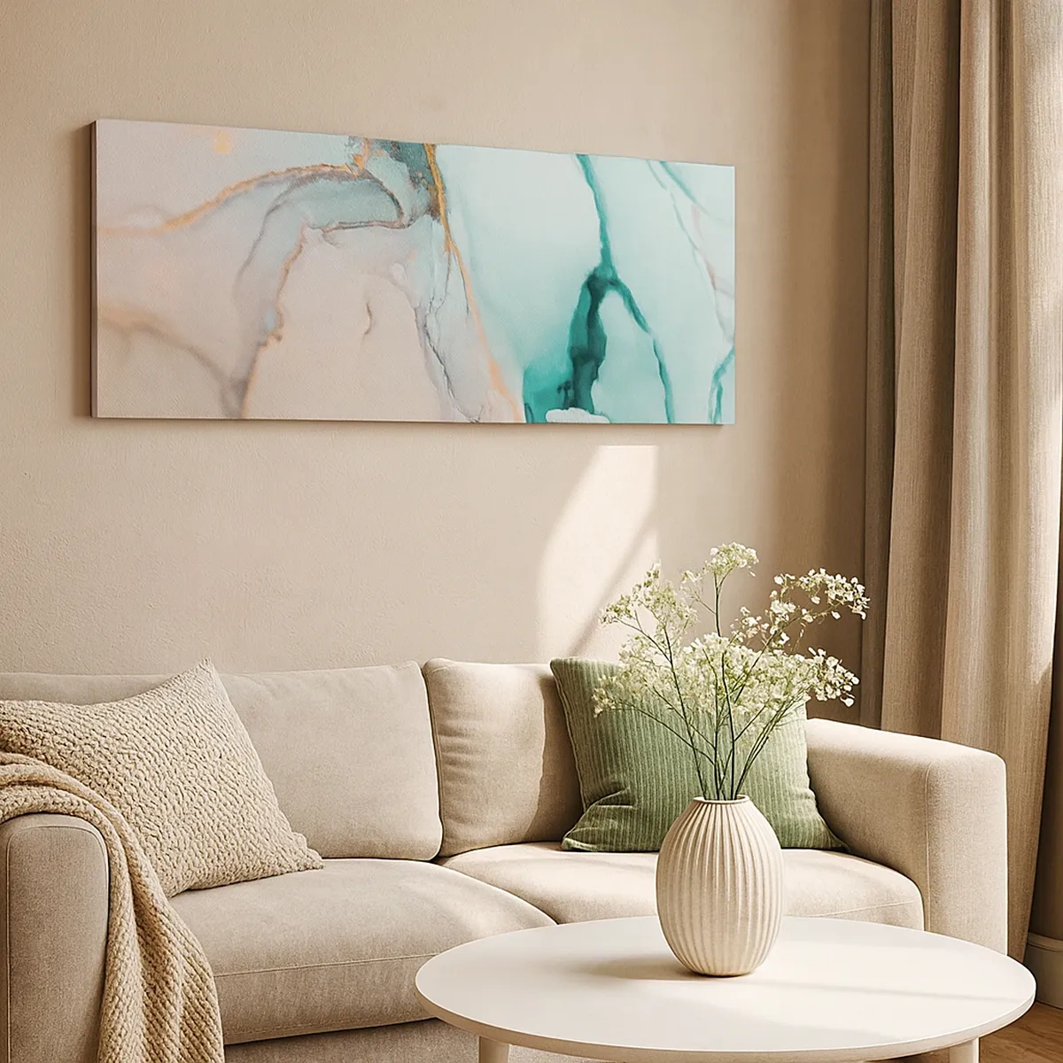 Tablou pe pânză - Dansul formelor și al culorilor - 30x30 cm