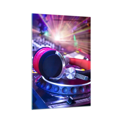 Tablou pe sticlă - Imediat începe distracția - 70x100 cm