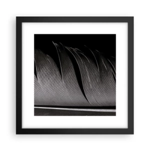 Poster în ramă neagră - Pana - o construcție minunată - 30x30 cm