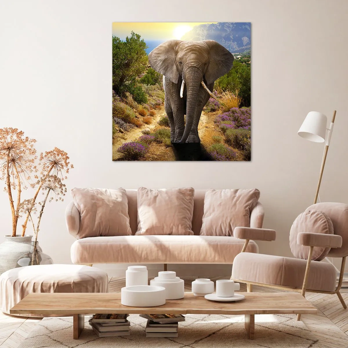 Tablou pe pânză - Iată cum arăta Edenul - 70x70 cm