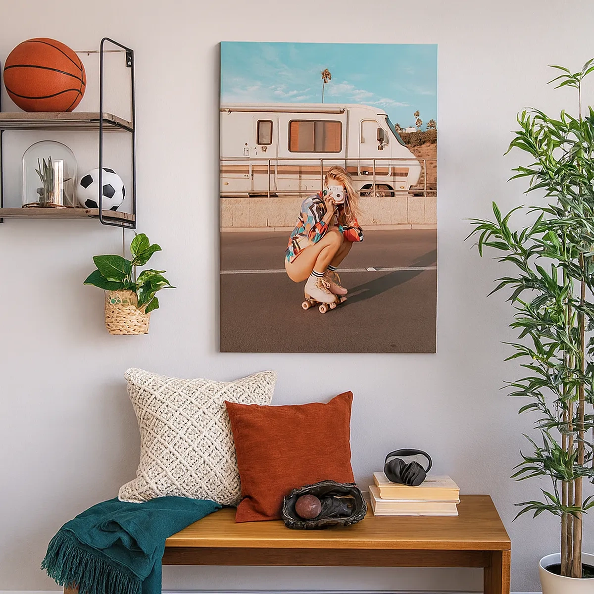 Tablou pe pânză - Zâmbiți, vă rog! - 50x70 cm