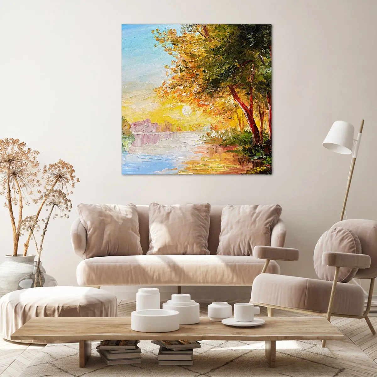 Tablou pe pânză - Et in Arcadia ego - 40x40 cm