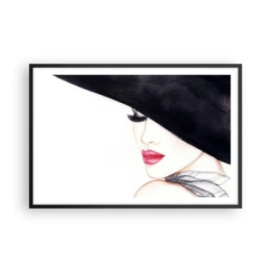 Poster în ramă neagră - Eleganță și senzualitate - 91x61 cm