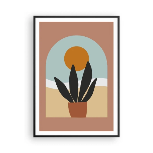 Poster în ramă neagră - Bucurii mici - 70x100 cm