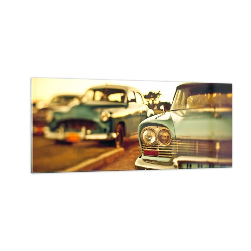 Tablou pe sticlă - Vom aștepta și vom vedea - 100x40 cm