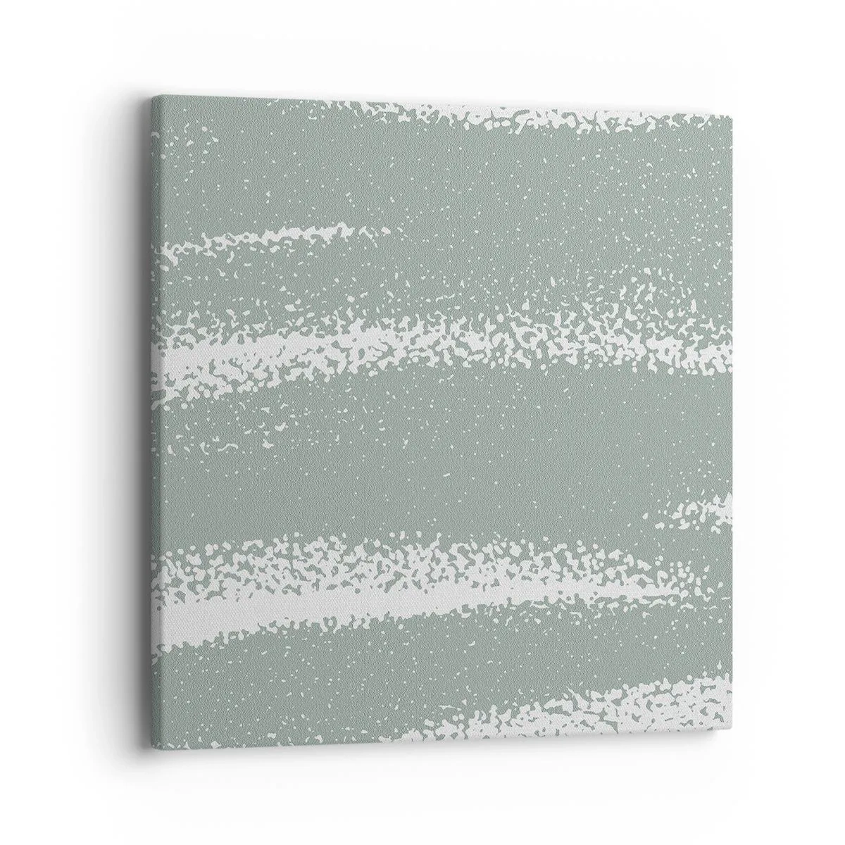 Tablou pe pânză - Abstracție în stil de iarnă - 40x40 cm