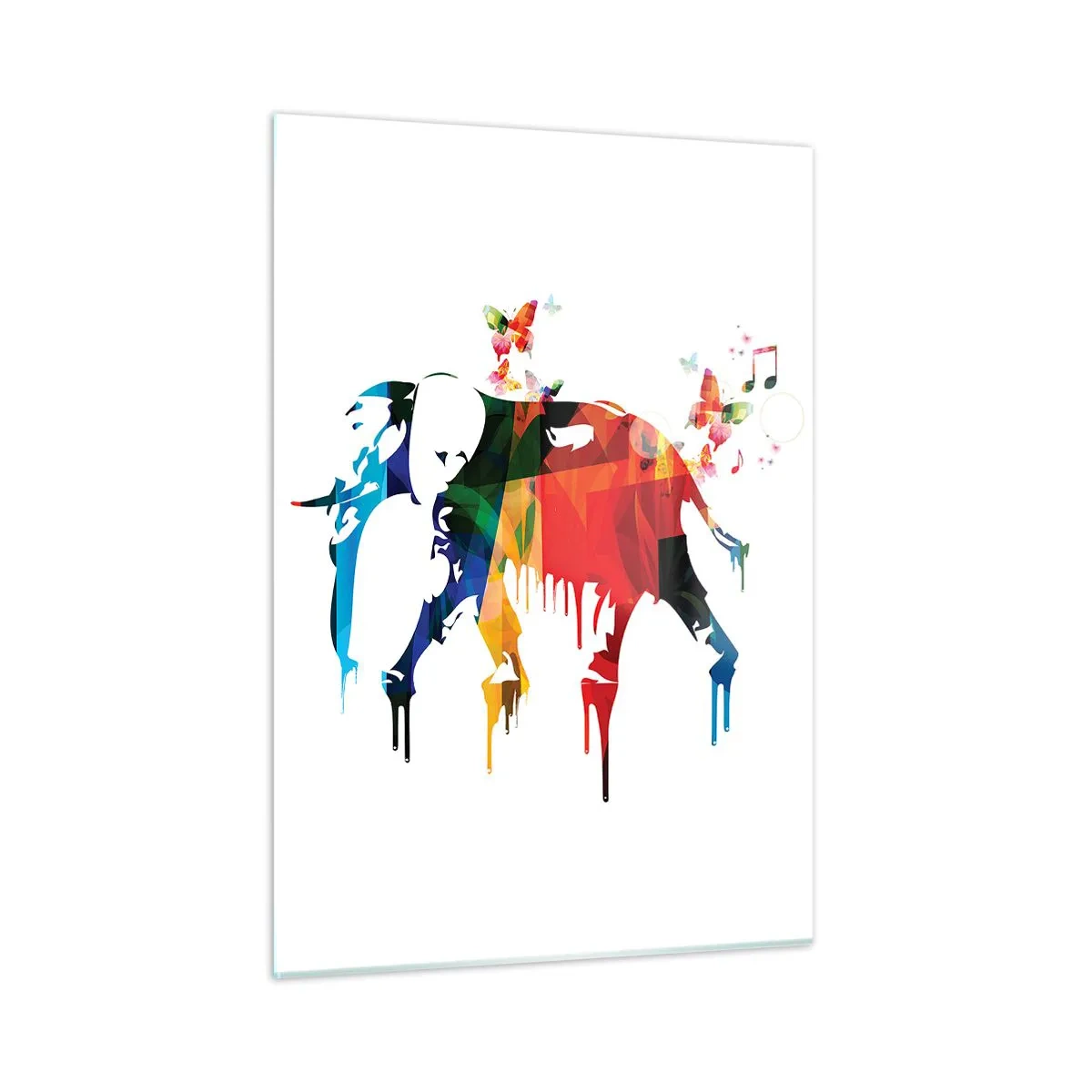Tablou pe sticlă - Toată lumea poate dansa - 50x70 cm