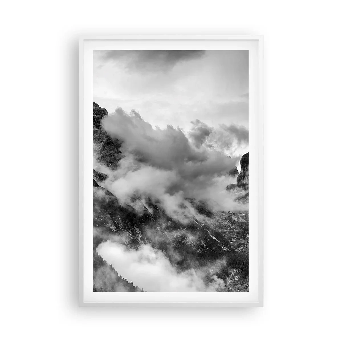 Poster în ramă albă - Frumoase și crude - 61x91 cm