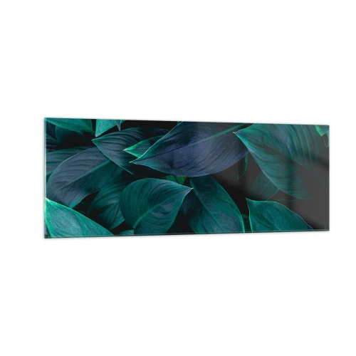 Tablou pe sticlă - Verdeața în sine - 140x50 cm
