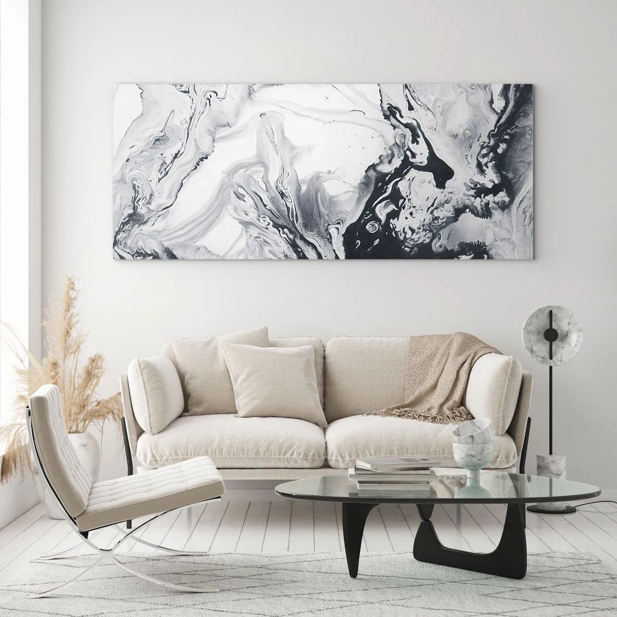 Tablou pe sticlă - Interiorul Pământului - 120x50 cm