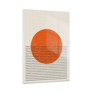 Tablou pe sticlă - Întotdeauna soarele - 50x70 cm