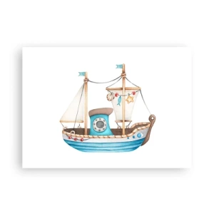 Poster - Ahoy aventura! - 70x50 cm