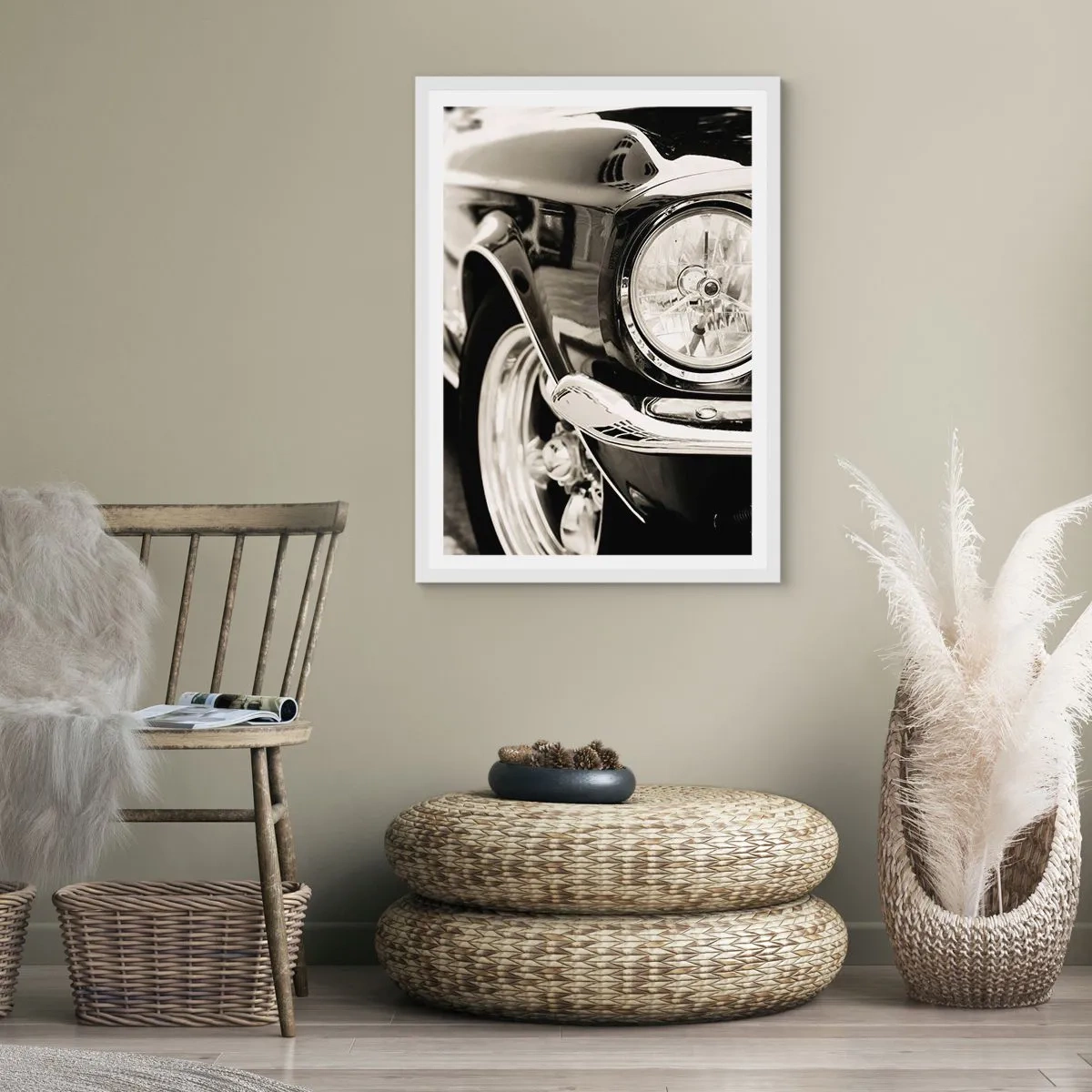 Poster în ramă albă - Strălucire durabilă - 61x91 cm