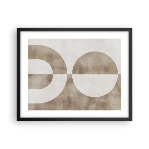 Poster în ramă neagră - Similitudini și diferențe - 50x40 cm