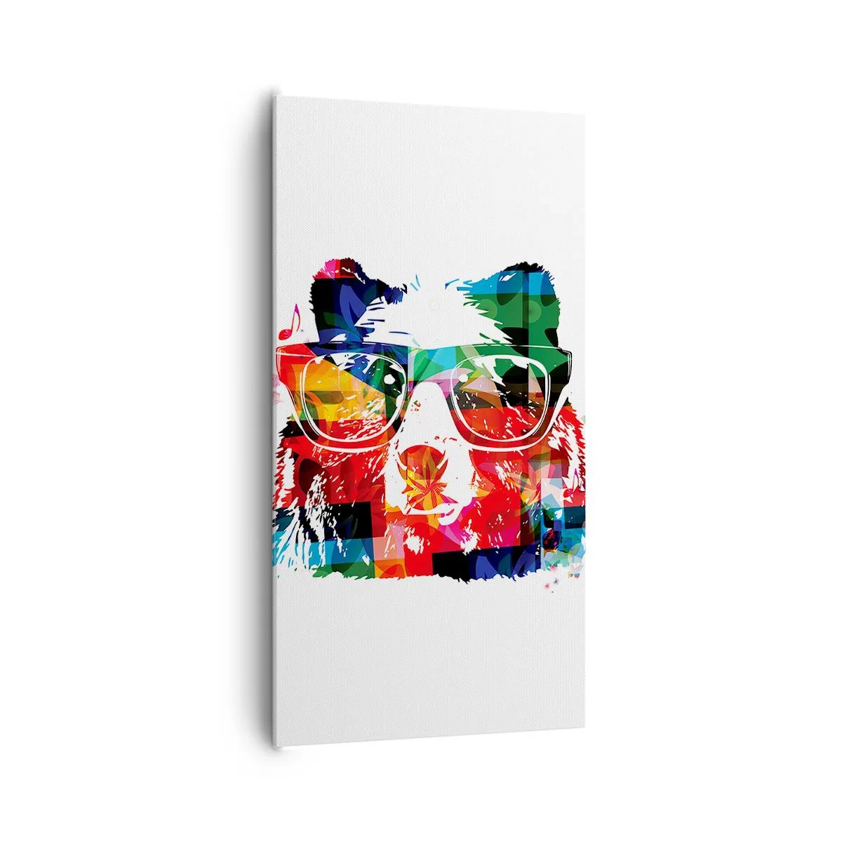 Tablou pe pânză - Îmi place ursul! - 65x120 cm